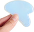MObyat 1Pcs Handmade Guasha Board Opalite Stone Scraper Massage Tool for Neck Back Body Pressure