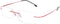 FEISEDY Lightweight Rimless Titanium Stainless Steel Anti-Blue Light Reading Glasses B2686