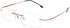 FEISEDY Lightweight Rimless Titanium Stainless Steel Anti-Blue Light Reading Glasses B2686