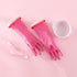 (2 Pair) Kids Reusable Waterproof Hand Protection Gloves - Rubber Latex for Dishwashing, Cleaning, Painting
