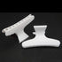 XINGYHENG 24Pcs Large Black and White Butterfly Hair Clamps Plastic Clip Hairdressing Tray Hair Positioning