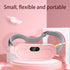 PingJuXuan Smart Menstrual Heating Pad with LCD Display, Pink Portable Electric Waist Belt, Vibrating Abdominal