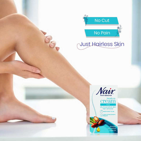 Nair Brush-on Facial Hair Remover, 50ml