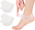 VivoFoot 2 Pairs Gel Heel Protectors, Silicone Heel Cups & Ankle Protectors for Heel Pain Relief