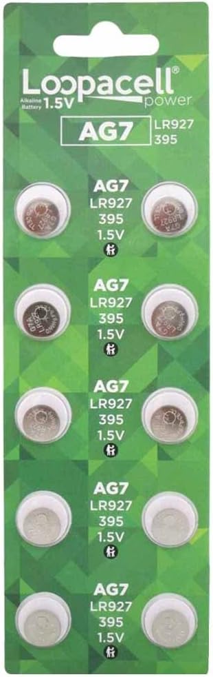 AG7 LR927 395 395A 926 SR927SW LR57 SR927 Alkaline Button Cell Battery X 40