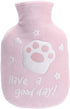 SKUZA Hot Water Bottle, Winter Cute Velvet Hot Water Bottle Warm Belly Treasure