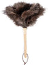 Dust Artifact Ostrich Feather Duster: Natural Ostrich Feather with Wooden Handle, Eco-Friendly Reusable Cleaning