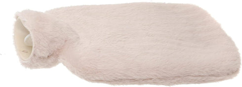 iiniim 2L Hot Water Bottle Bag with Faux Fur Plush Cover Hand Warmer for Pain Relief, Back, Neck and Shoulders Khaki