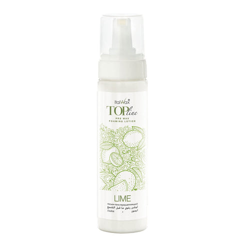 Italwax Pre Wax Foaming Lotion - 200ml / 6.76fl.oz - Prepare the skin for waxing hair removal - Suitable for all skin types