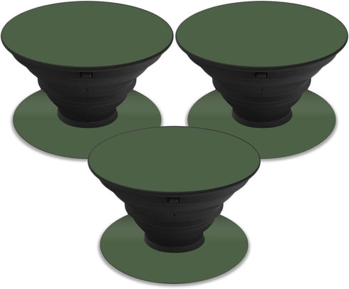 MightySkins Skin Compatible with PopSocket - Solid Olive | Unique Vinyl Decal Wrap Cover | Easy to Apply, Remove | Made
