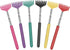 6 Pack Extendable Back Scratcher - Portable Telescoping Metal Hand Massager with Soft Rubber Handles