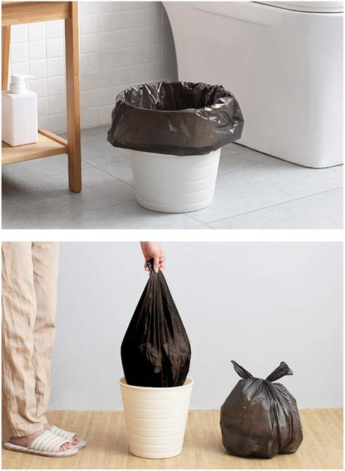 Nicesh 7 130 Counts, Gallon Kitchen Trash Can Liners, Black