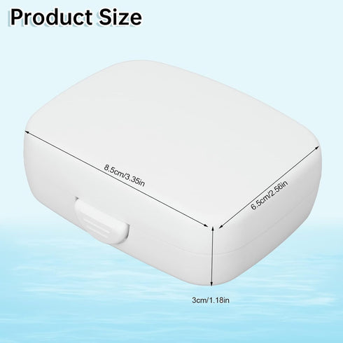 Hearing Aid Case, Waterproof Hearing Aid Case, Drop Resistance Hearing Aid Hard Case Portable Hearing Aid Hard Storage Box Organizer for Sound Amplifier