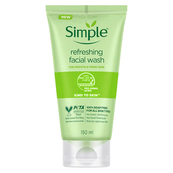 Simple Refreshing Facial Wash Gel - 5 Ounce
