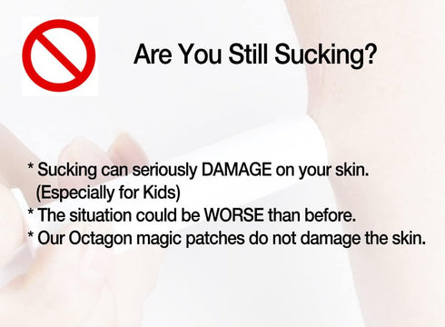 Bug Bite Itch Relief Patch - 270pcs Octagon Traditional Korean Paper Hanji After Bite Insect Mosquito