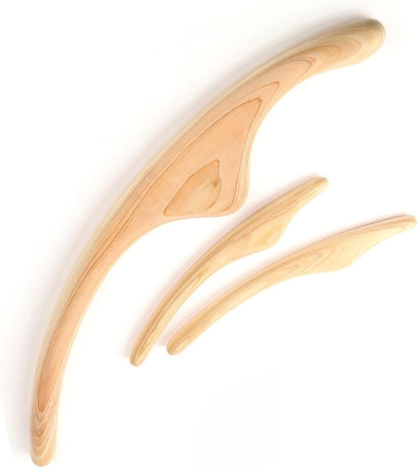 KENID Professional Natural Wood Scraping Stick Scraper for Fat Burner Back Shoulder Neck