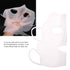 Reusable Silicone Face Cover, Ear-Hook Design, Prevent Serum Evaporation, Salon Beauty Tool