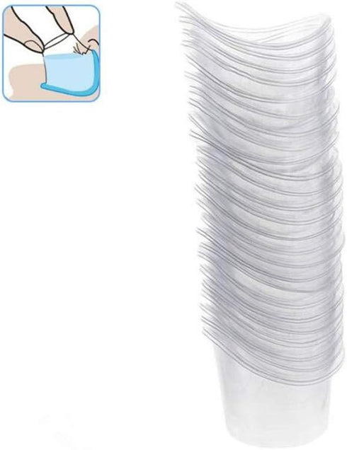 65 Pcs 5ml Disposable Eye Wash Cups, Portable Plastic Measuring Cup Eye Flush Cleaning Cups