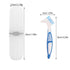 Healeved 2 Sets Denture with Toothbrush Cases, Small Double-Side Assorted Color Denture Cleaning