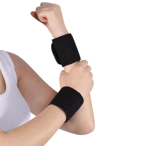.life Heated Wrist Brace - Portable Tourmaline Support Pad for Arthritis Pain Relief