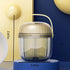 Waterproof Pill Boxes Store Vitamin Fish Oil Medicine in 4 Compartment Pill Box, Weekly Pill Organizer Designed with