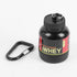 Protein Powder and Supplement Funnel Keychain - Protein Powder Container with Durable Key-Chain Portable to-Go Container for The Gym, Workouts, Fitness, and Travel