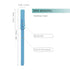 Small Mandrel Bit, Professional Blue 3.1mm Mini Bit for Small Sanding Band Files, Stainless Steel Drill Tool
