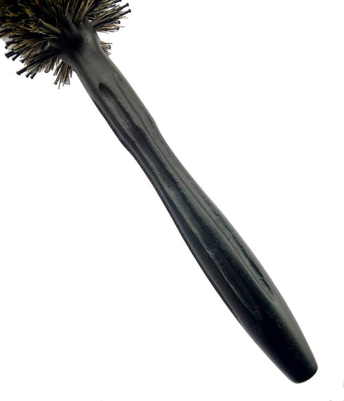 Round Hair Brush with Natural Boar and Nylon Bristles, Small Volumizing Hair Brush, 1.65 Inch Diameter Barrel