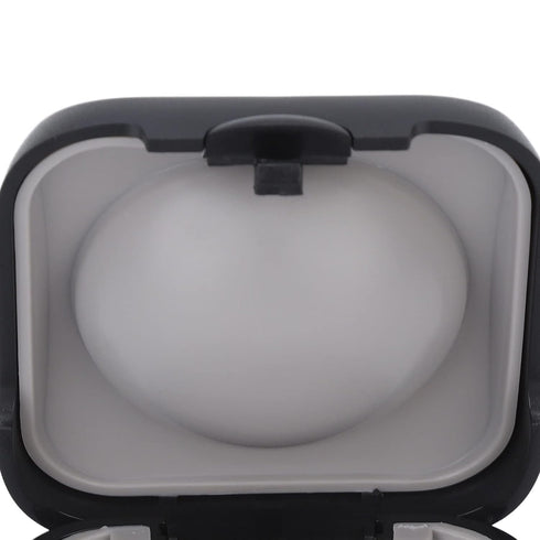Protective Case for Travel Hearing Aids, Hard Small Splashproof Cushioned Interior for 2 Hearing Aids
