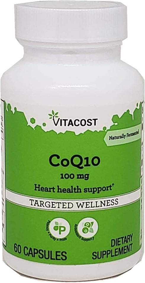 Vitacost CoQ10 - 100 mg - 60 Capsules
