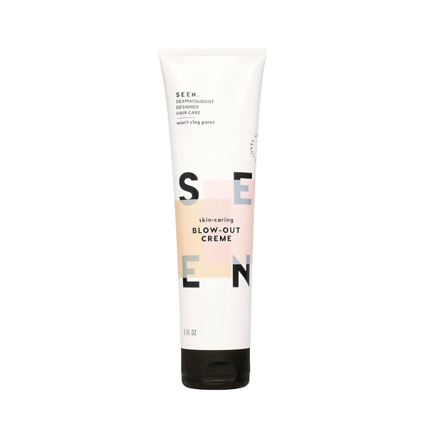 SEEN Scented Blow-Out Creme - Non-Comedogenic & Sulfate-Free Hair Cream, Reduces Frizz & Heat Protectant
