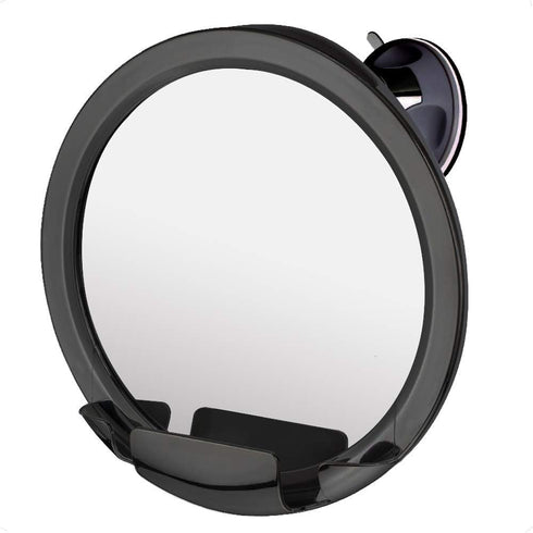 MIRRORVANA Dual Antifog Shower Mirror for Shaving, Shatterproof with Razor Holder, Upgraded Suction, 360° Swivel (8"