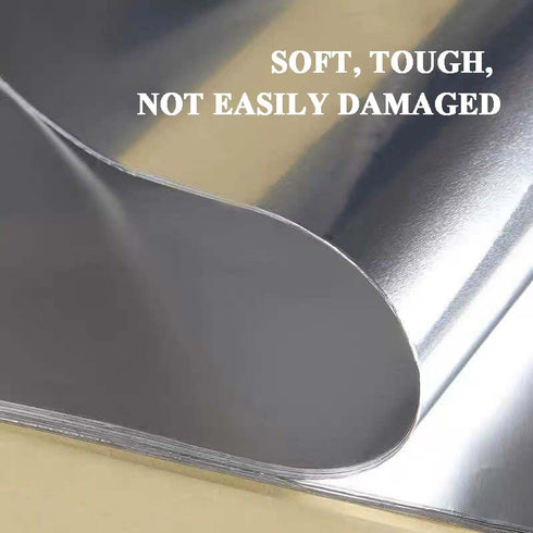 HENANCXF 200 Catering(Size:35 35cm*20m) PCS Aluminum Foil Sheets for Seafood, Mini Oyster and Scallop Shell Pans