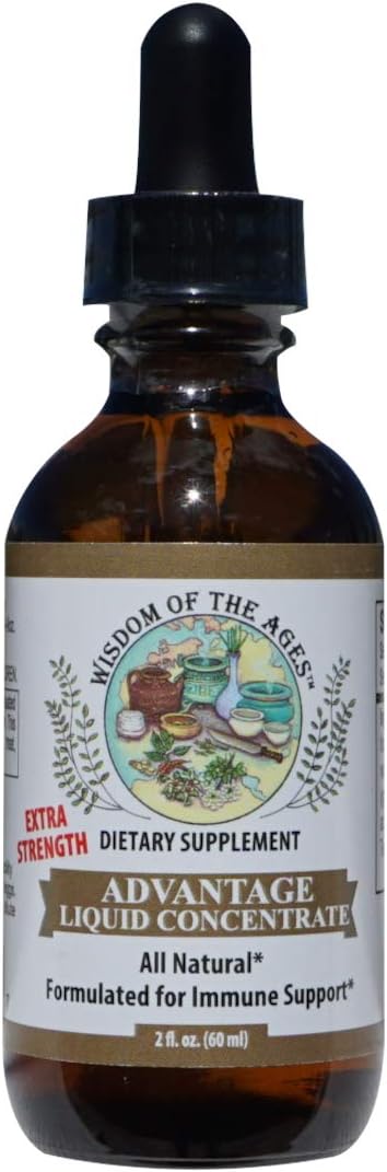 Advantage Liquid Concentrate Natural Immune Support, 2 fl oz with Grapefruit Seed Extract, Green Tea, Jasmine Tea
