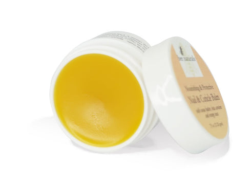 Nail & Cuticle Balm with Cocoa Butter & Beta Carotene, Natural Tangerine Fragrance, Cruelty-Free Nail Care