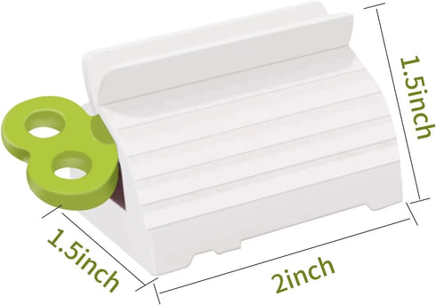TFJAYTOO 6 Pack Toothpaste Squeezer, Toothpaste Squeezer RollersToothpaste Tube Squeezers Clip Holder Stand Winder
