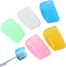 Sliverdew 5 Pcs Toothbrush Covers - Portable Toothbrush Head Case Cover for Travel,