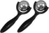 FRCOLOR Stainless Steel Massage Ball Roller Set 2 Pieces with Handle Manual