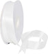 Morex Ribbon Double Face Satin Ribbon 7/8" X 50 YD Off White for Gift Wrapping, Birthday Gift Cards, Satin Dress for