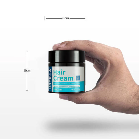 Ustraa Daily Use Hair Cream 100g, Non-Greasy Nourishment for All Hair Types