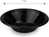 DecorRack 24 Small Plastic Bowls - 7 Inch Disposable Popcorn, Soup, and Salad Bowls, 12 oz Black