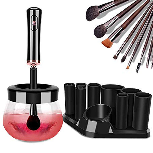 Makeup Brush Cleaner Dryer, Neeyer Super-Fast Electric Brush Cleaner Machine, Automatic Spinner Tool