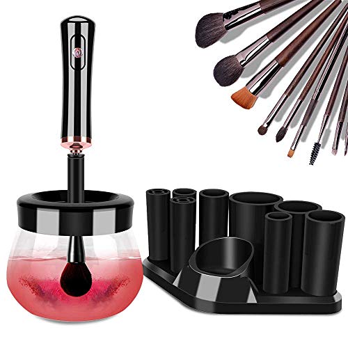 Makeup Brush Cleaner Dryer, Neeyer Super-Fast Electric Brush Cleaner Machine, Automatic Spinner Tool