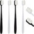 4Pcs Soft Micro Nano Toothbrush - Extra Soft with 20000 Bristles | Soft Manual Toothbrush for Sensitive Teeth, Adults