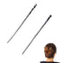 YILE Set of 2 Hair Sticks, Chinese Hairpin Metal Hair Accessories for Women, Classic Hair Accessories for Lady Girls