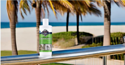 Heavy-Duty Industrial Rust Stain Remover - Metal Cleaner Gel for Stainless Steel, No Scrubbing Needed (8.5 oz)