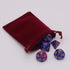 HRX Package Mini Velvet Gift Bag with Drawstring, 20PCS Burgundy Red Velvet Jewelry Pouches