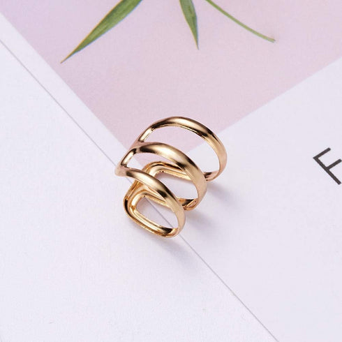 Ximimark Dreadlock Beads Set (1 Set; 15 Pcs; Dread Hair Braid Cuff Clip Adjustable Hair Rings; Gold Silver Bronze)