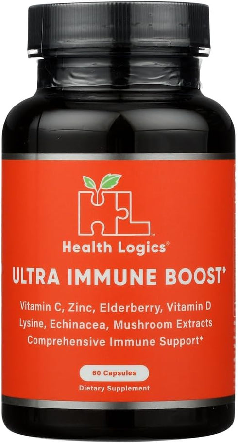 Fortify! Capsules with Vitamin C, Zinc, Elderberry - 60 Veggie Caps | Powerful Antioxidant Immune Support, Vitamin D,