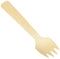Concession Essentials 100 Pcs Mini Wooden Forks, 4-inch Length, Natural Birch Wood Biodegradable Utensils